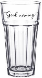 Clayre & Eef Set 6 pahare sticla transparenta 8x15 cm, 320 ml (6GL4372) Pahar