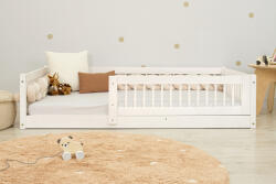 Ourbaby Pat de joasă înălțime pentru copii Montessori Ourbaby Plus - alb