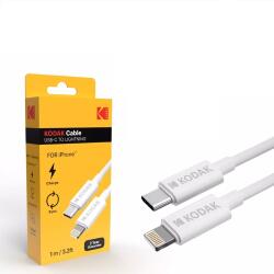 Kodak Кабел USB-C - USB-C Kodak Charging and Sync Cable For Android 5V/2A , 1м Бял 30425972 (30425972)