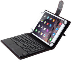 HOPE R Husa universala cu tastatura detasabila bluetooth si touchpad pentru tablete 7 - 8 inch Android, Windows, negru (HCTBWU78NHP)