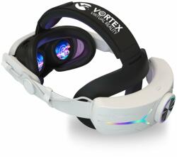 Vortex Virtual Reality Head Strap Elite Strap 8000 mAh akkumulátorral | Meta Quest 3S, Quest 3 készülékhez