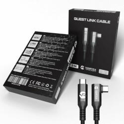 Vortex Virtual Reality 3 méteres kábel a VortexVR USB-C és a Meta Quest Link között | a Quest 3S Quest 3 Quest 2 felé
