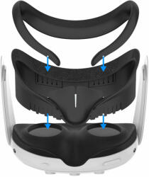 Vortex Virtual Reality 3in1 arcvédő szett | Meta Quest 3-hoz