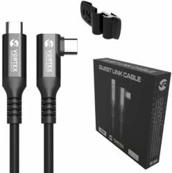 Vortex Virtual Reality VortexVR kábel 5m + rögzítő | USB-C | Quest 3 Quest 3S Quest 2