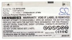 Cameron Sino VGP-BPS33 Akkumulátor 3700 mAh (VGP-BPS33)