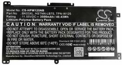 Cameron Sino TPN-W125 Akkumulátor 3500 mAh 11.55V 41.7Wh (TPN-W125)