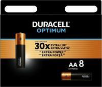 Duracell Optimum ceruzaelem AA 8db/csomag (D6OA02)