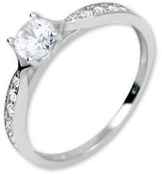 Soliter Brilio Gyönyörű gyűrű kristályokkal 229 001 00753 07 57 mm