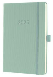 Sigel Naptár, A5, heti, 2025, kemény borító, SIGEL Conceptum, mentazöld (SIC2572)