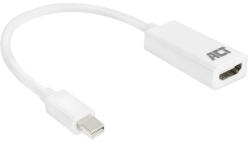 ACT AC7525 Mini DisplayPort male to HDMI-A female adapter 0, 15m White (AC7525)