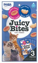INABA Juicy Bites nedves tonhalas és csirkés jutalomfalat macskáknak 33, 9 g (3x11, 3 g)