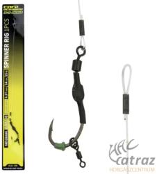Carp Academy Spinner Rig Flat Crank 6-os - Fluorocarbon Előkötött Bojlis Horog