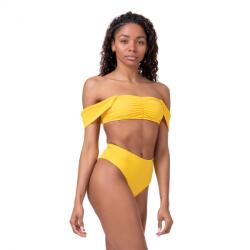 NEBBIA Miami Retro Bikini Top Yellow S Costum de baie dama