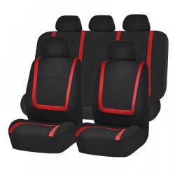 AVEX Set huse scaun auto ieftine, Universale 9 piese, model RED LINE - ROSU (AVX-HSA002NEW) - Technodepo