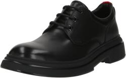 HUGO Pantofi cu șireturi 'Rikky' negru, Mărimea 46