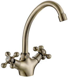 Laveo BKI_560D - LAVEO STILO RUSTIC álló csaptelep bronz (BKI_560D)