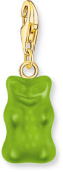 Thomas Sabo x HARIBO aranyozott zöld gumimaci női charm - 2192-413-6 (2192-413-6)