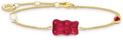 Thomas Sabo x HARIBO aranyozott piros gumimaci női karkötő - A2151-430-10-L19V (A2151-430-10-L19V)