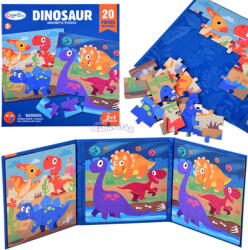 Mágneses puzzle - dinopark