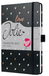 Sigel Naptár, A5, heti, 2025, kemény borító, SIGEL "Jolie", Dark love (J5335) - kreativjatek