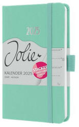 Sigel Naptár, A6, heti, 2025, kemény boritó, SIGEL "Jolie", mentazöld (J5408) - kreativjatek