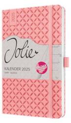 Sigel Naptár, A5, heti, 2025, kemény borító, SIGEL Jolie , rózsaszín (SIJ5111) - iroda24
