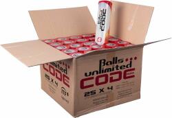 Balls Unlimited Karton teniszlabda Balls Unlimited Code Red 25 x 4B