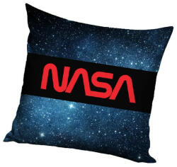  Nasa - piros feliratos párna 40x40 cm-es (NASA202003-POD)