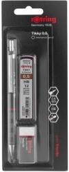 rOtring Creion mecanic Tikky, Rotring, Cu mine 0, 5mm, HB, Negru (1904817) (1904817)