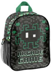 Paso ARCADE GAME gyerek hátizsák ovis kisfiúknak, fekete-zöld