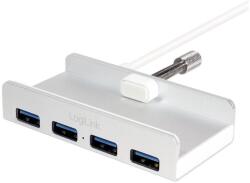 LogiLink HUB USB 3.0 LOGILINK, 4 USB, argintiu (UA0300) (UA0300)
