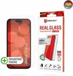  Folie pentru iPhone 15 Plus - Displex Real Glass + Case - Clear