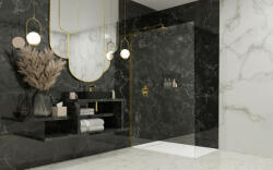 Radaway Modo SL II Gold Walk-in arany zuhanyfal 70 átlátszó jobbos (10862)