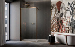 Radaway Modo F II Brushed Copper Walk-in szálcsiszolt réz zuhanyfal 155 átlátszó (12217)