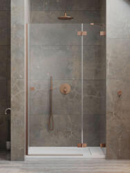 Radaway Essenza Pro Brushed Copper DWJ szálcsiszolt réz zuhanyajtó 110 átlátszó balos (9528)
