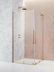 Radaway Furo SL Gold KDD szögletes arany zuhanykabin 120x80 átlátszó (11373)