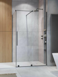 Radaway Furo Brushed GunMetal KDJ szögletes szálcsiszolt fegyvermetál zuhanykabin 150x75 átlátszó jobbos (10223)