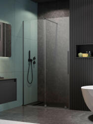 Radaway Furo Brushed GunMetal DWJ szálcsiszolt fegyvermetál zuhanyajtó 90 átlátszó balos (9249)