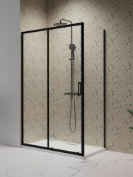 Radaway Premium Pro Black KDJ szögletes fekete zuhanykabin 150x75 átlátszó jobbos (8545)