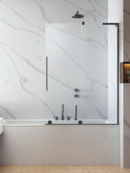 Radaway Furo SL Brushed GunMetal PND II szálcsiszolt fegyvermetál kádparaván 120 átlátszó balos (11488)