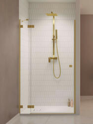 Radaway Essenza Pro Brushed Gold DWJ szálcsiszolt arany zuhanyajtó 120 átlátszó jobbos (9555)