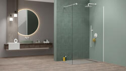 Radaway Modo New White II Walk-in fehér zuhanyfal 50 átlátszó (8442)