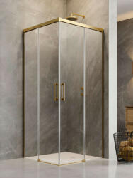 Radaway Idea Gold KDD szögletes arany zuhanykabin 120x70 átlátszó (11106)