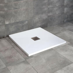 Radaway Kios C szögletes lapos zuhanytálca 80x80 beige (11125)