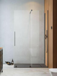 Radaway Furo Brushed GunMetal Walk-in szálcsiszolt fegyvermetál zuhanyfal 80 balos átlátszó (9092)