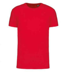 Kariban Uniszex körkötött organikus póló rövid ujjú, Kariban KA3032IC, Red-2XL (ka3032icre-2xl)