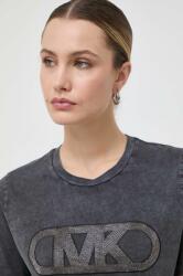 MICHAEL Michael Kors pamut póló női, szürke - szürke S - answear - 28 990 Ft