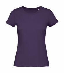 B and C Női rövid ujjú organikus póló B and C Organic Inspire T /women T-Shirt L, Városi lila