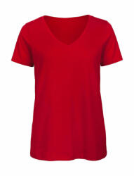 B and C Női rövid ujjú organikus felső B and C Organic Inspire V /women T-Shirt L, Piros