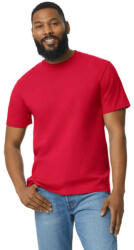 Gildan GI3000 körkötött rövid ujjú férfi pamut póló, Red-2XL (gi3000re-2xl)
